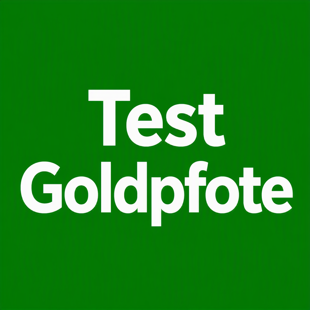 TEST Goldpfote