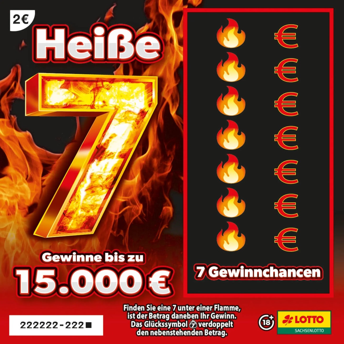 Rubbellos Heiße 7