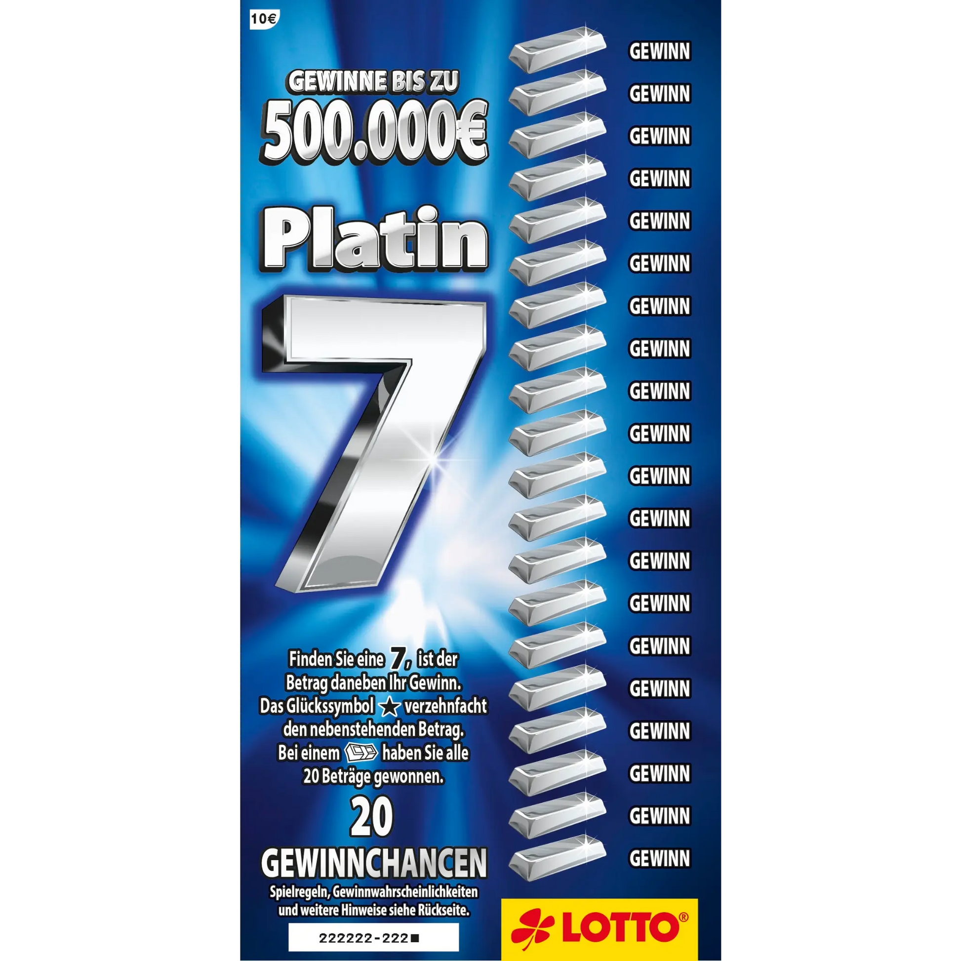 Rubbellos Platin 7