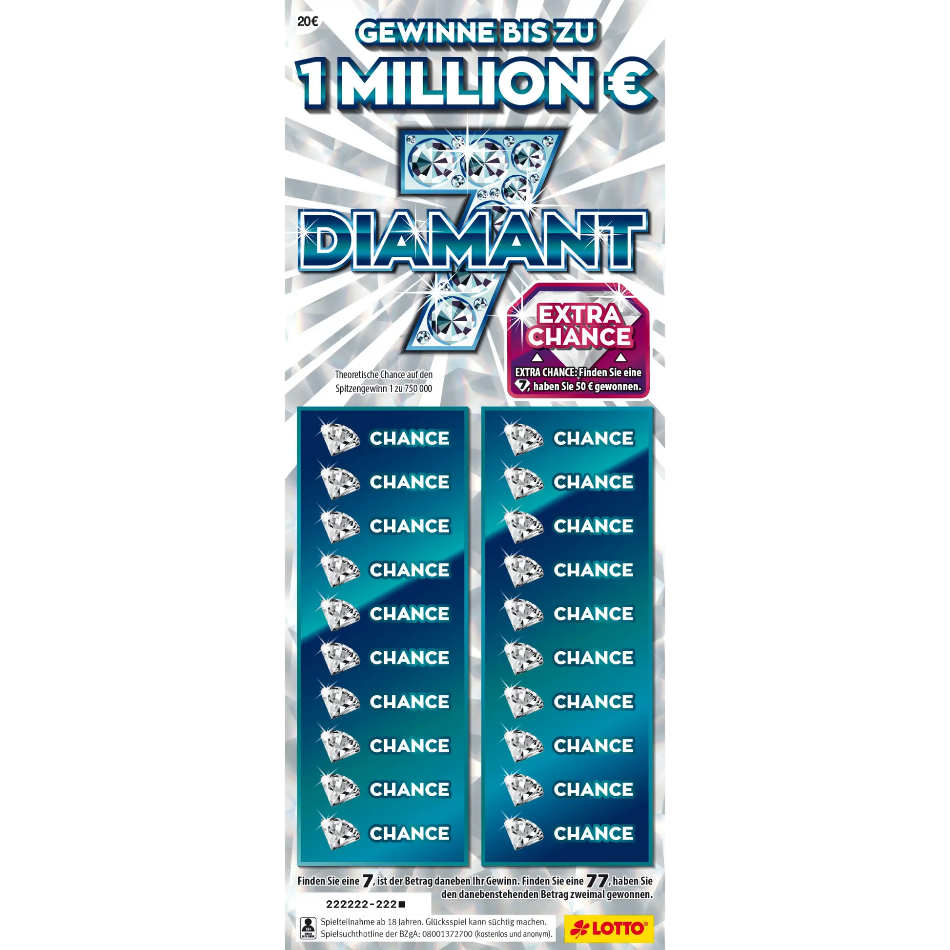 Rubbellos Diamant 7 